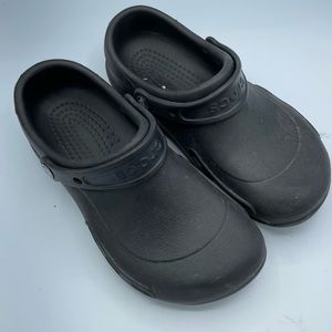 Crocs Black Rubber Slip On Comfort Shoes 8